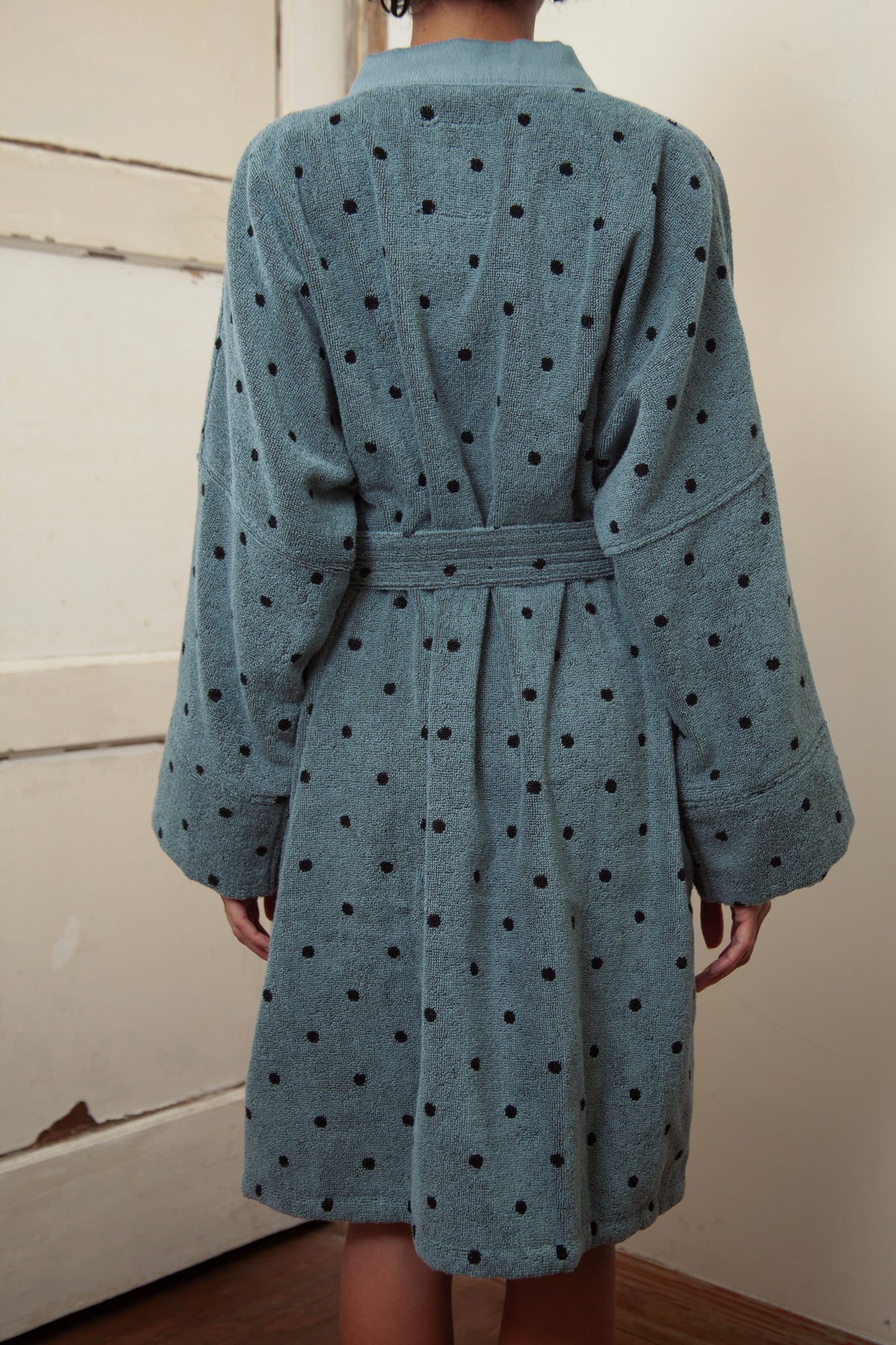 Blue / Charcoal / Dots